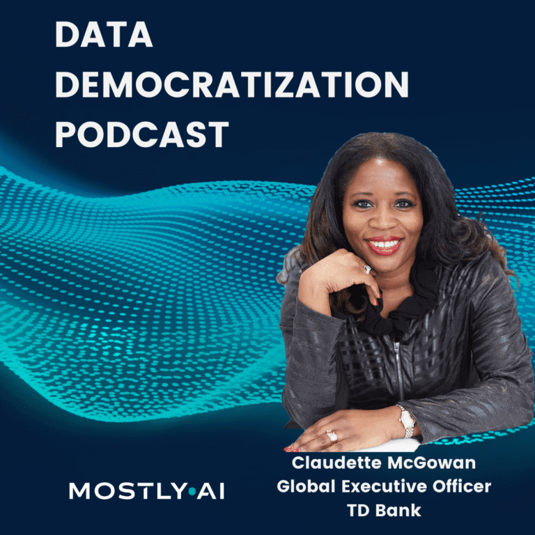 data democratization podcast about machine learning, artificial intelligence, cybersecurity, data protection and synthetic data