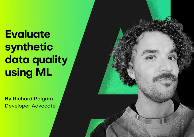 Evaluate synthetic data quality using ML